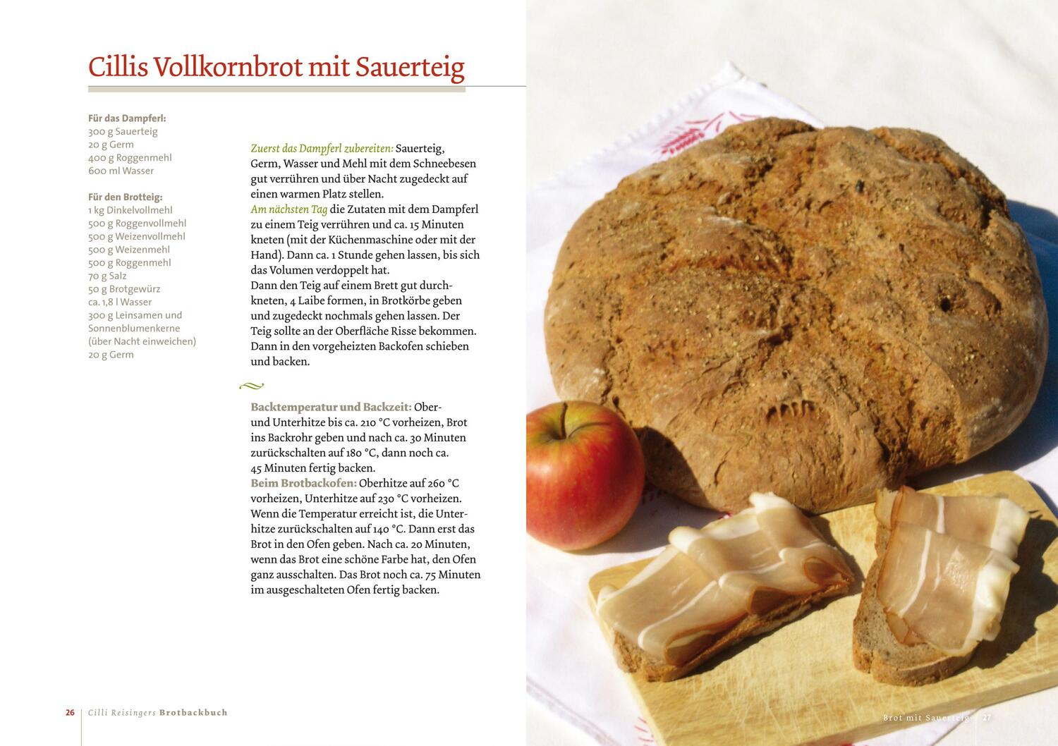 Bild: 9783706623964 | Cilli Reisingers Brotbackbuch | Einfach gute Rezepte vom Bauernhof