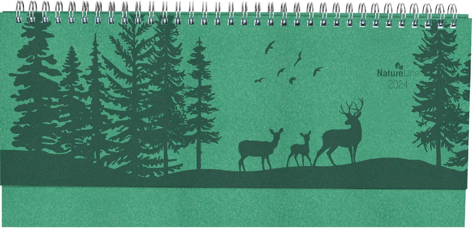 Cover: 4251732340025 | Tisch-Querkalender Nature Line Forest 2024 - Tisch-Kalender -...