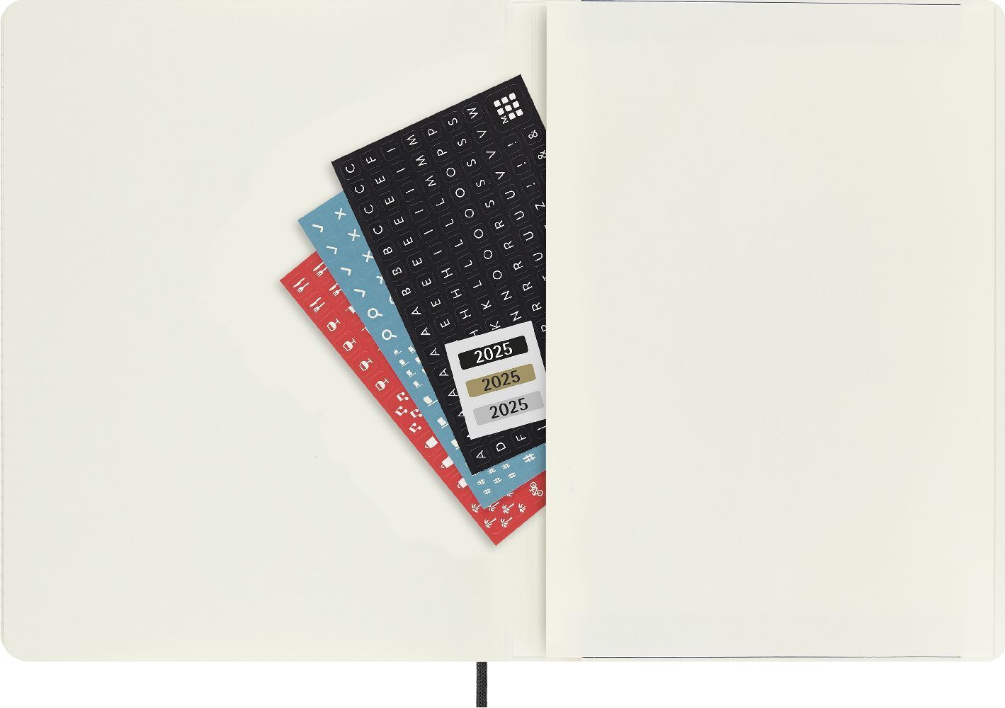 Bild: 8056999270438 | Moleskine 12 Monate Wochen Notizkalender 2025, XL, 1 Wo = 1 Seite,...