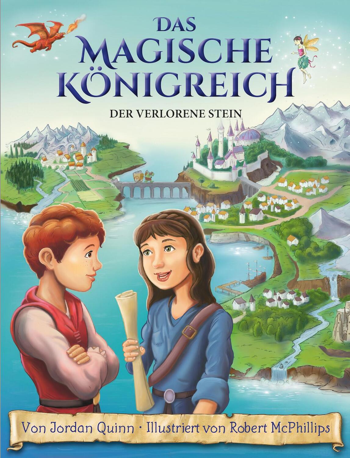 Cover: 9783985851720 | Das magische Königreich, Bd. 1: Der verlorene Stein | Jordan Quinn