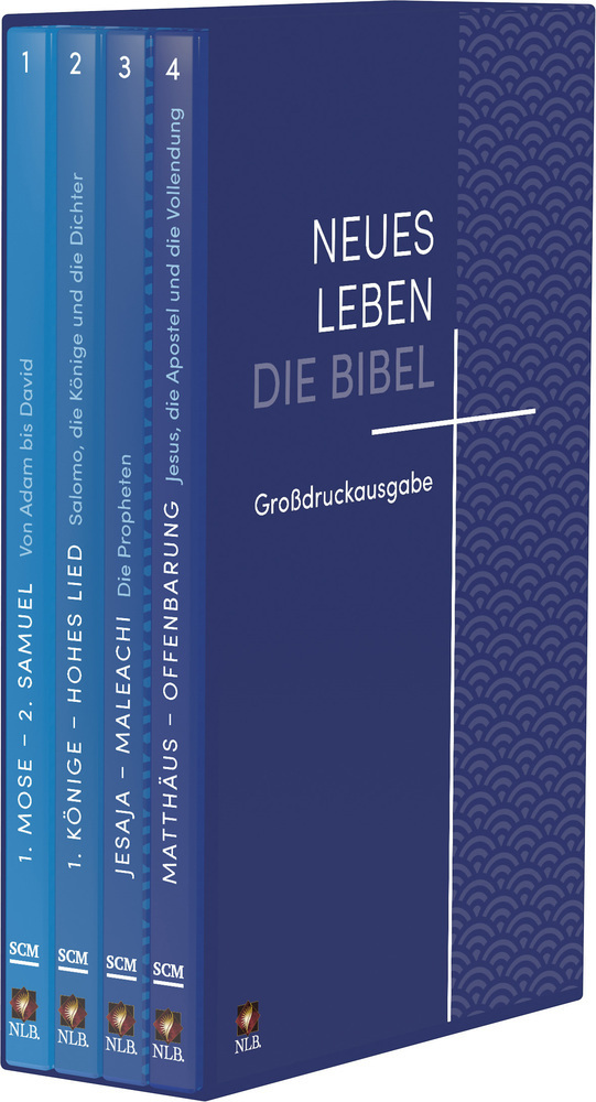 Cover: 9783417255454 | Neues Leben. Die Bibel, Großdruckausgabe in 4 Bänden | Buch | 1792 S.