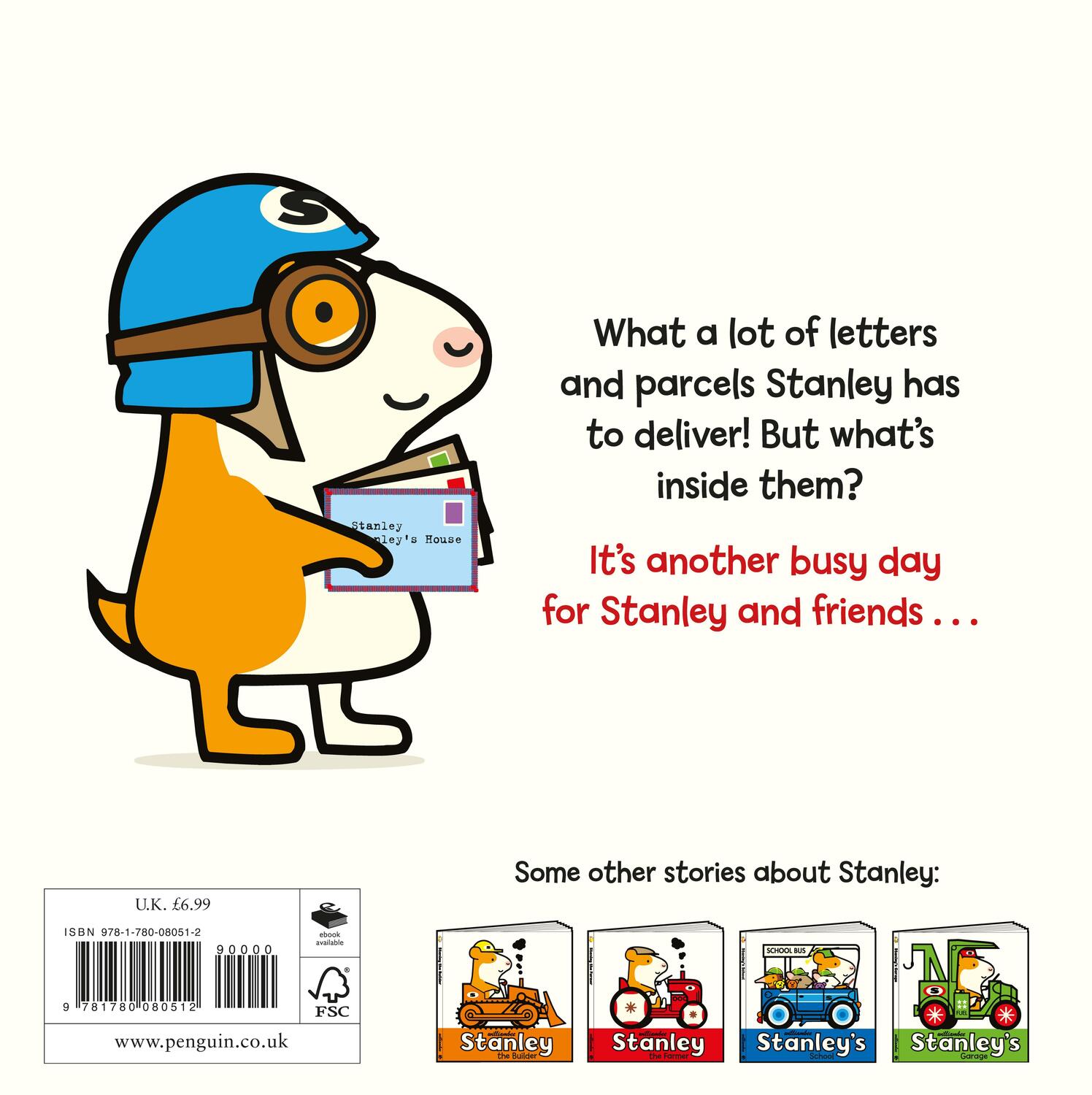 Rückseite: 9781780080512 | Stanley the Postman | William Bee | Taschenbuch | Stanley | Englisch