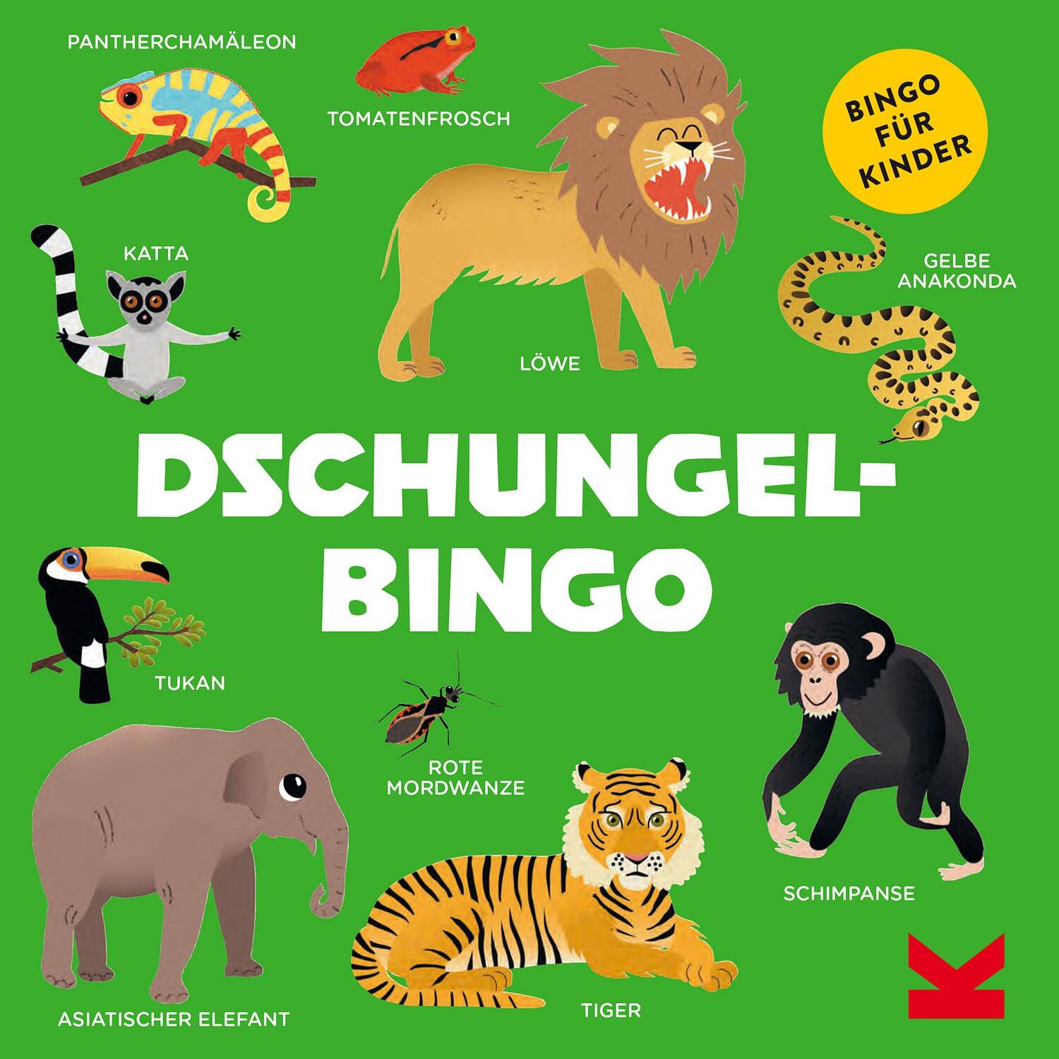 Cover: 9783962441555 | Dschungel-Bingo | Caroline Selmes | Spiel | Deutsch | 2021
