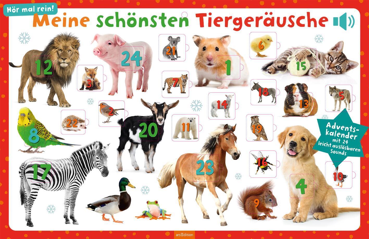 Cover: 4014489127390 | Meine schönsten Tiergeräusche | Kalender | 2 S. | Deutsch