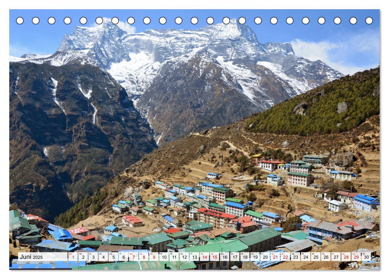 Bild: 9783383822858 | Einzigartiges NEPAL (Tischkalender 2025 DIN A5 quer), CALVENDO...