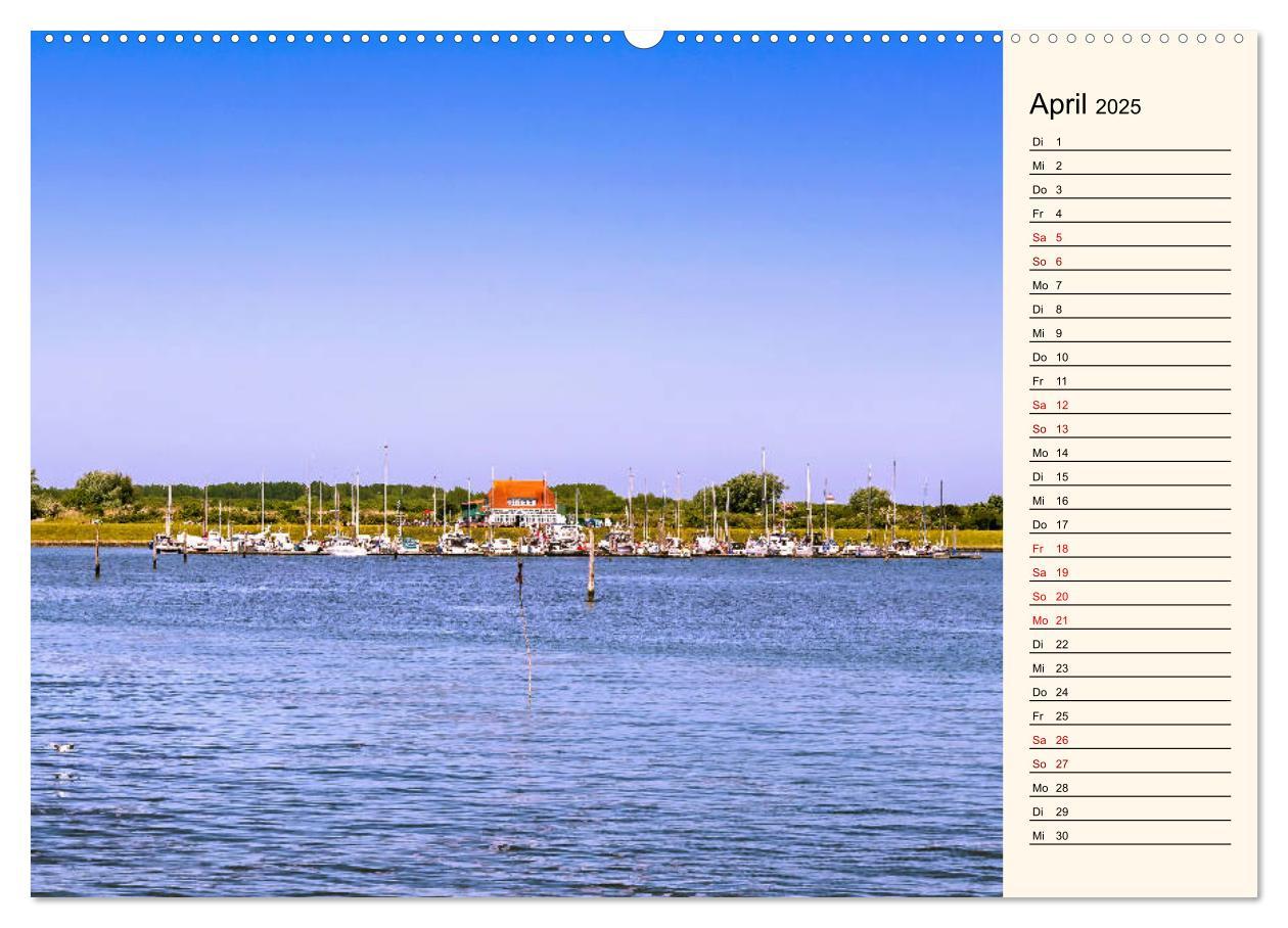 Bild: 9783435341405 | Langeoog Geburtstagskalender (Wandkalender 2025 DIN A2 quer),...