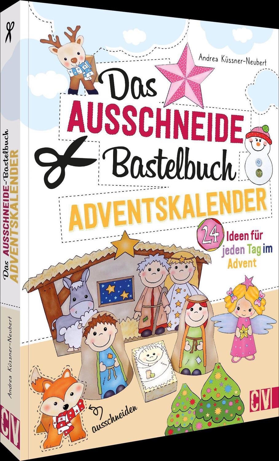 Cover: 9783841102799 | Das Ausschneide-Bastelbuch Adventskalender | Andrea Küssner-Neubert