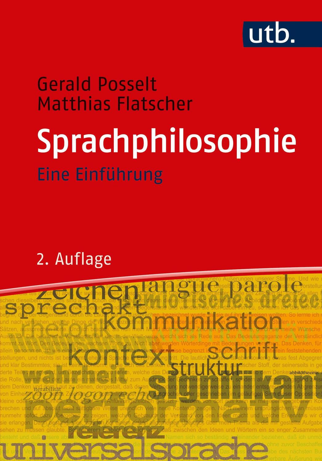 Cover: 9783825250652 | Sprachphilosophie | Eine Einführung | Gerald Posselt (u. a.) | Buch