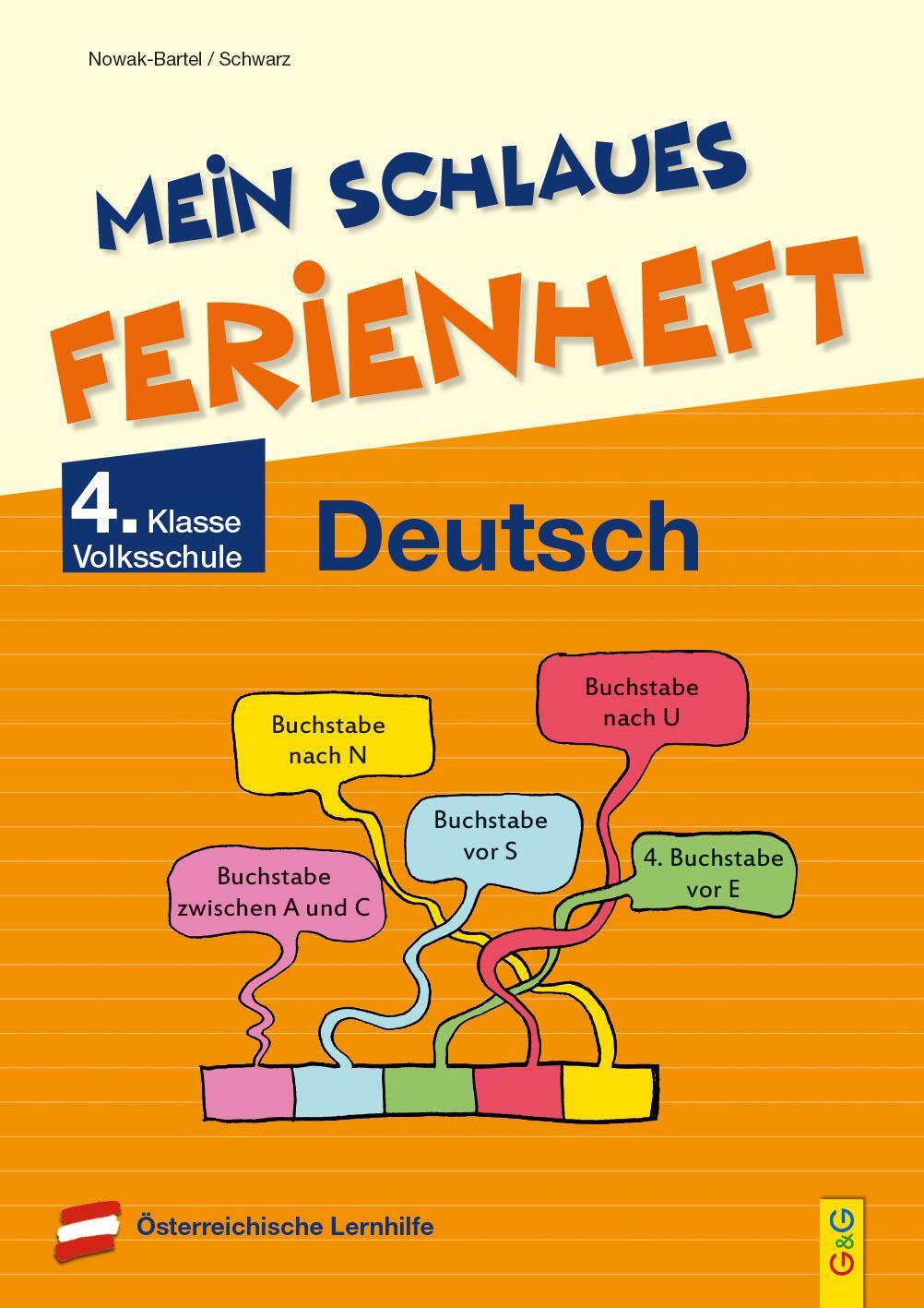 Cover: 9783707424843 | Mein schlaues Ferienheft Deutsch - 4. Klasse Volksschule | Taschenbuch