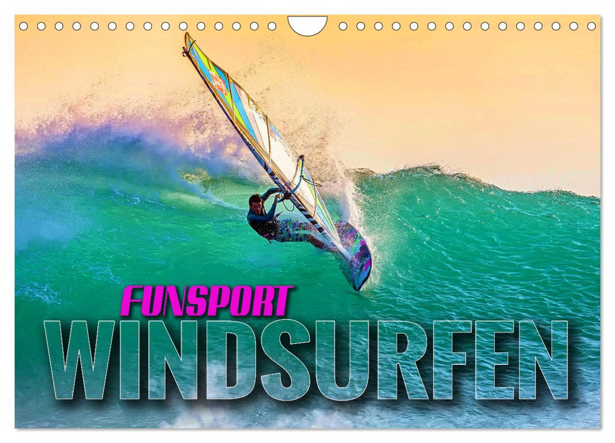 Cover: 9783383924026 | Funsport Windsurfen (Wandkalender 2025 DIN A4 quer), CALVENDO...