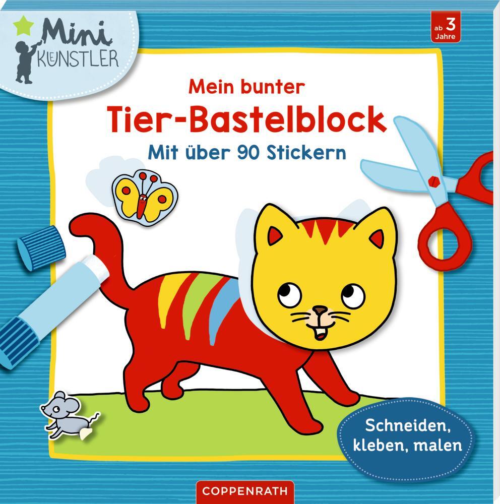 Cover: 9783649641933 | Mein bunter Tier-Bastelblock | Taschenbuch | Mini-Künstler | 48 S.
