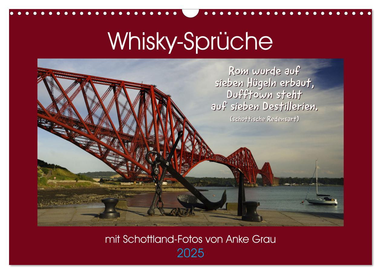 Cover: 9783435071760 | Whisky-Sprüche (Wandkalender 2025 DIN A3 quer), CALVENDO...