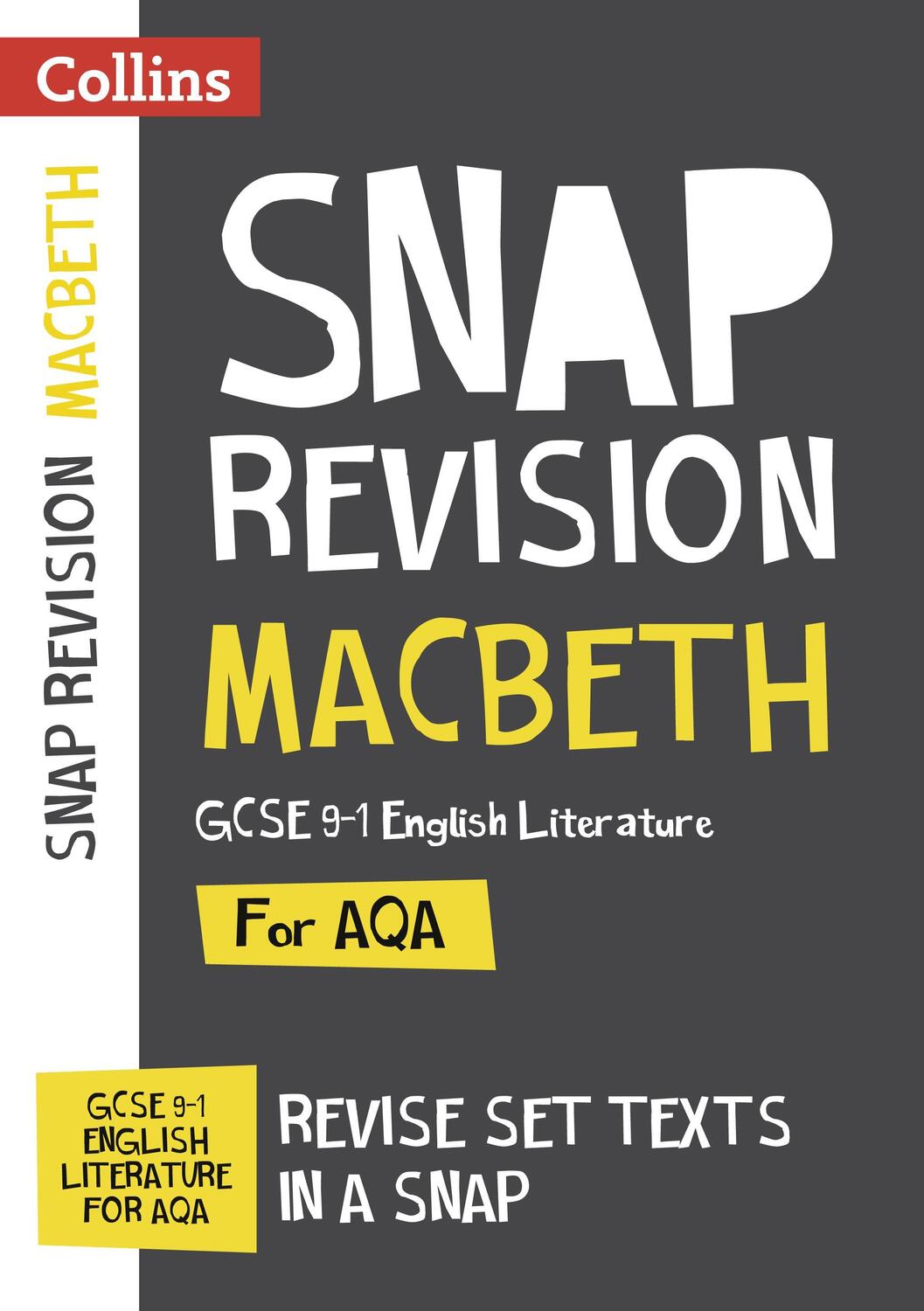 Cover: 9780008247089 | Collins Snap Revision Text Guides - Macbeth: Aqa GCSE English...