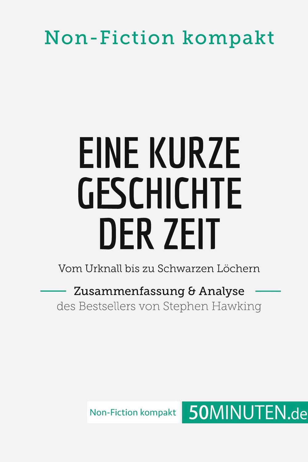 Cover: 9782808022538 | Eine kurze Geschichte der Zeit. Zusammenfassung &amp; Analyse des...