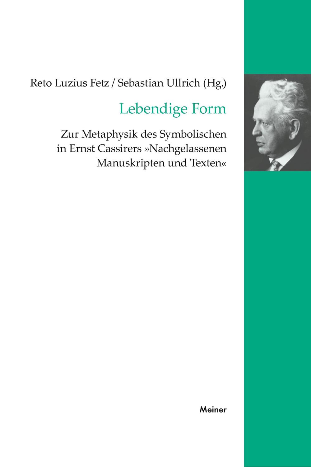Cover: 9783787318728 | Leben ¿ Geist ¿ Form | Sebastian Ullrich (u. a.) | Taschenbuch | 2019
