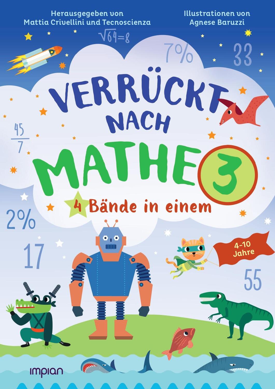 Cover: 9783962691448 | Verrückt nach Mathe 3 | Mattia Crivellini | Buch | 288 S. | Deutsch