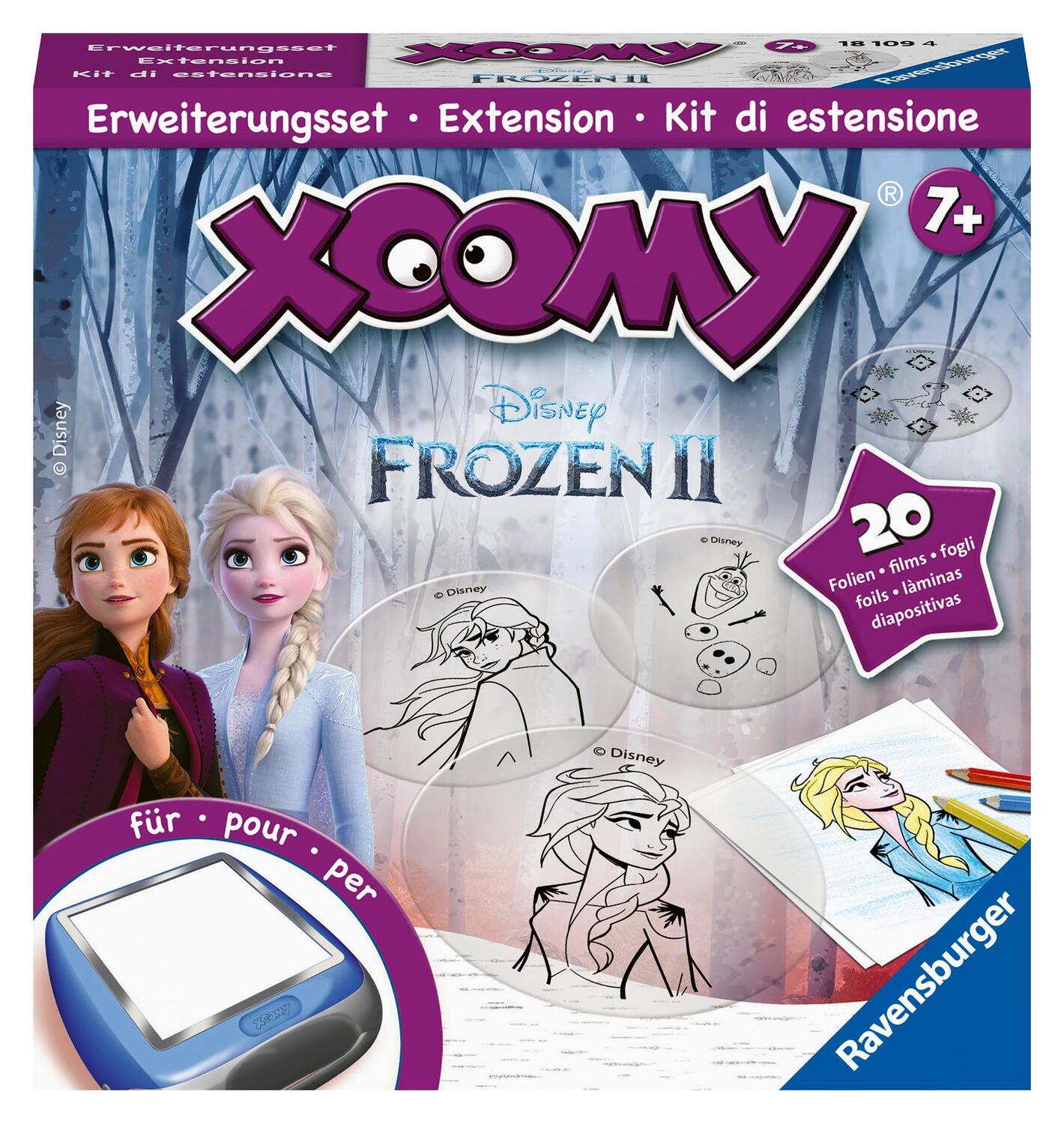 Cover: 4005556181094 | Ravensburger Xoomy Erweiterungsset Frozen 2 18109 - Die Figuren aus...