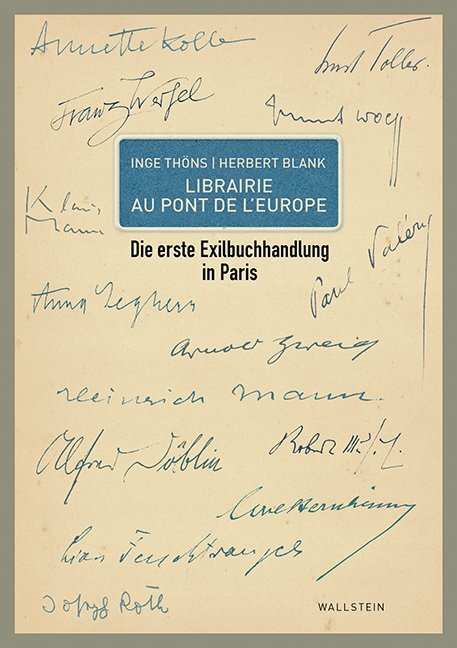 Cover: 9783835333253 | Librairie Au Pont de l`Europe | Die erste Exilbuchhandlung in Paris