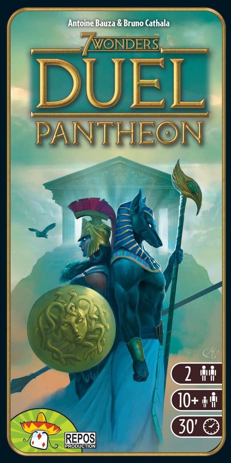 Cover: 5425016921012 | 7 Wonders Duel - Pantheon (Erw) | Familienspiel | Repo | Spiel | 2016