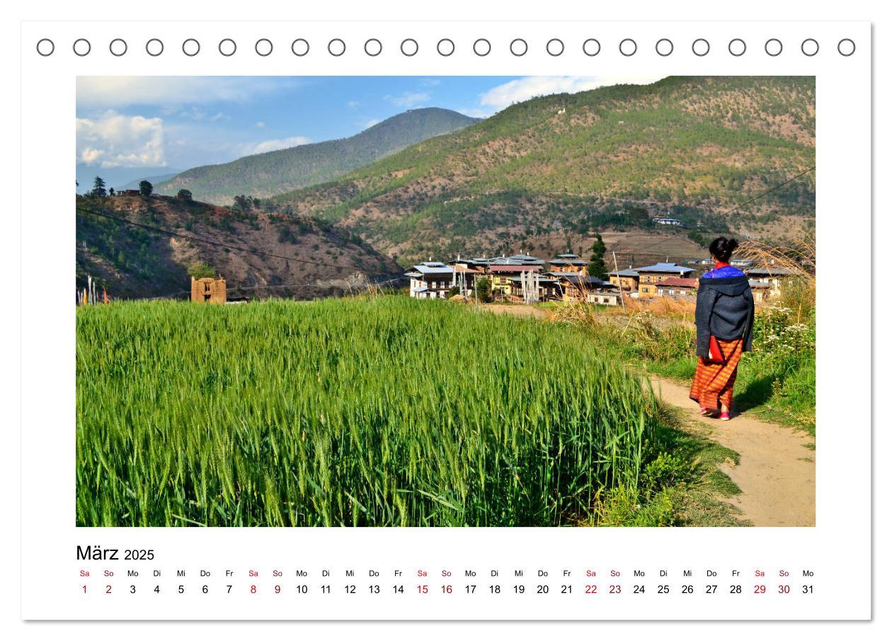 Bild: 9783435126620 | Bhutan ¿ Berge, Buddhismus &amp; Bruttonationalglück (Tischkalender...