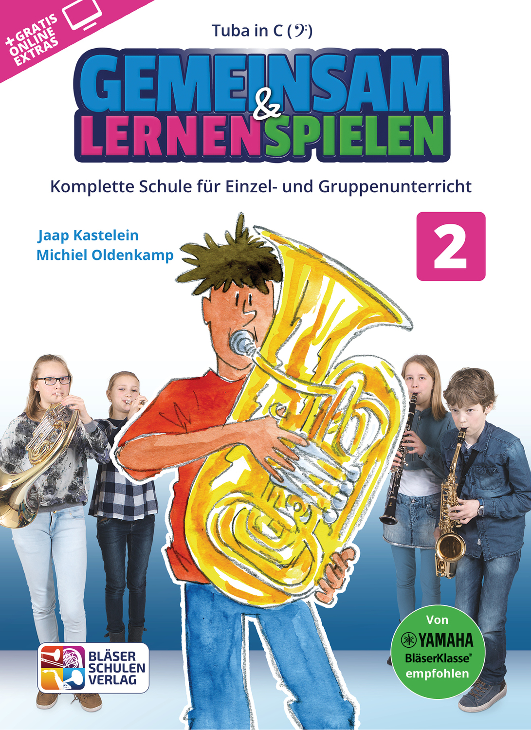 Cover: 9790700382254 | Gemeinsam Lernen und Spielen Band 2 | Tuba | Michiel Oldenkamp | 2017