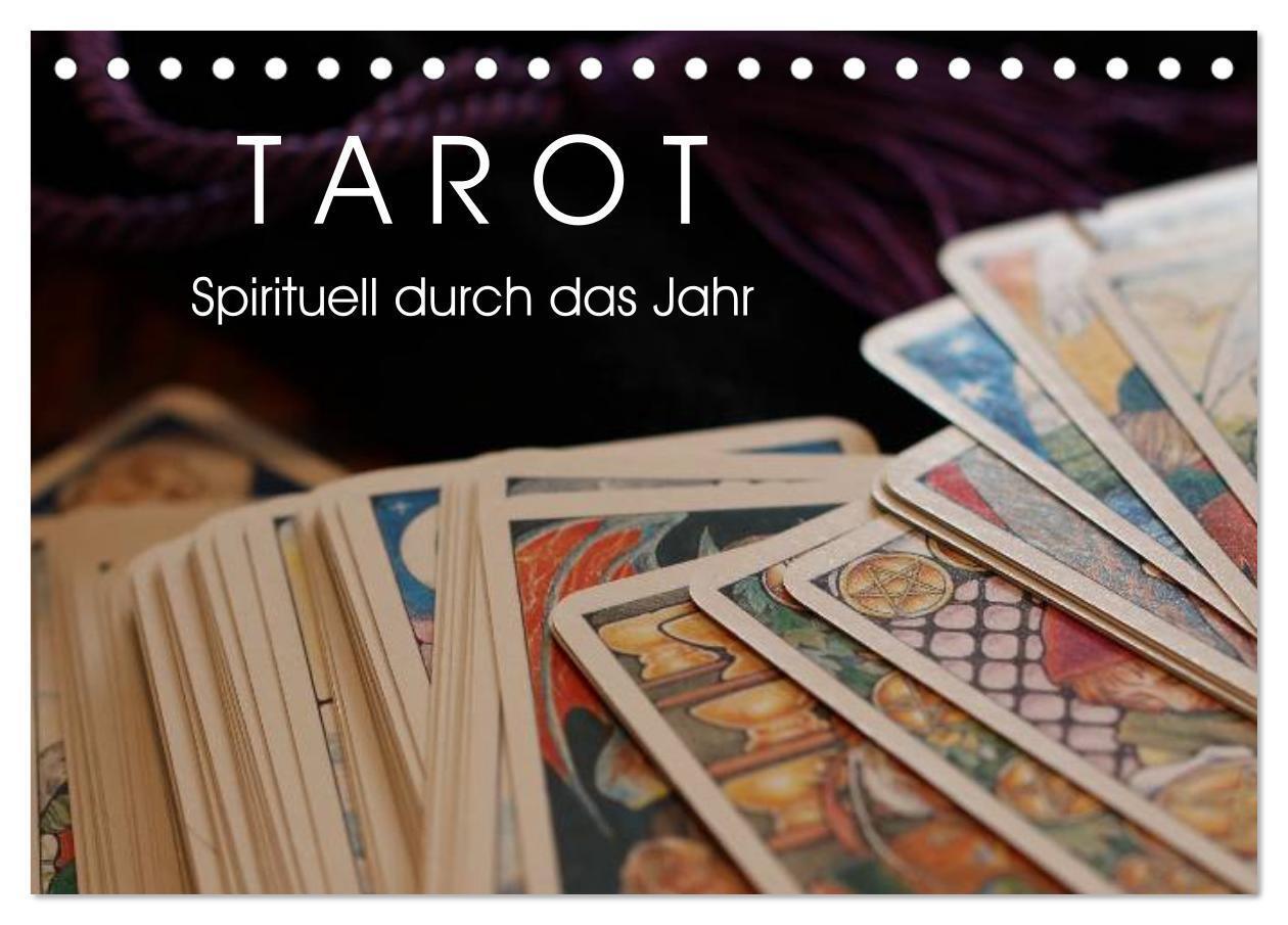 Cover: 9783675892545 | Tarot. Spirituell durch das Jahr (Tischkalender 2024 DIN A5 quer),...