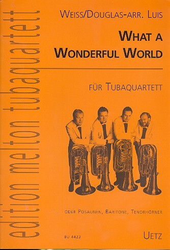 Cover: 9790501462810 | What a wonderful world für 4 Tuben (Posaunen, Baritone, Tenorhörner...