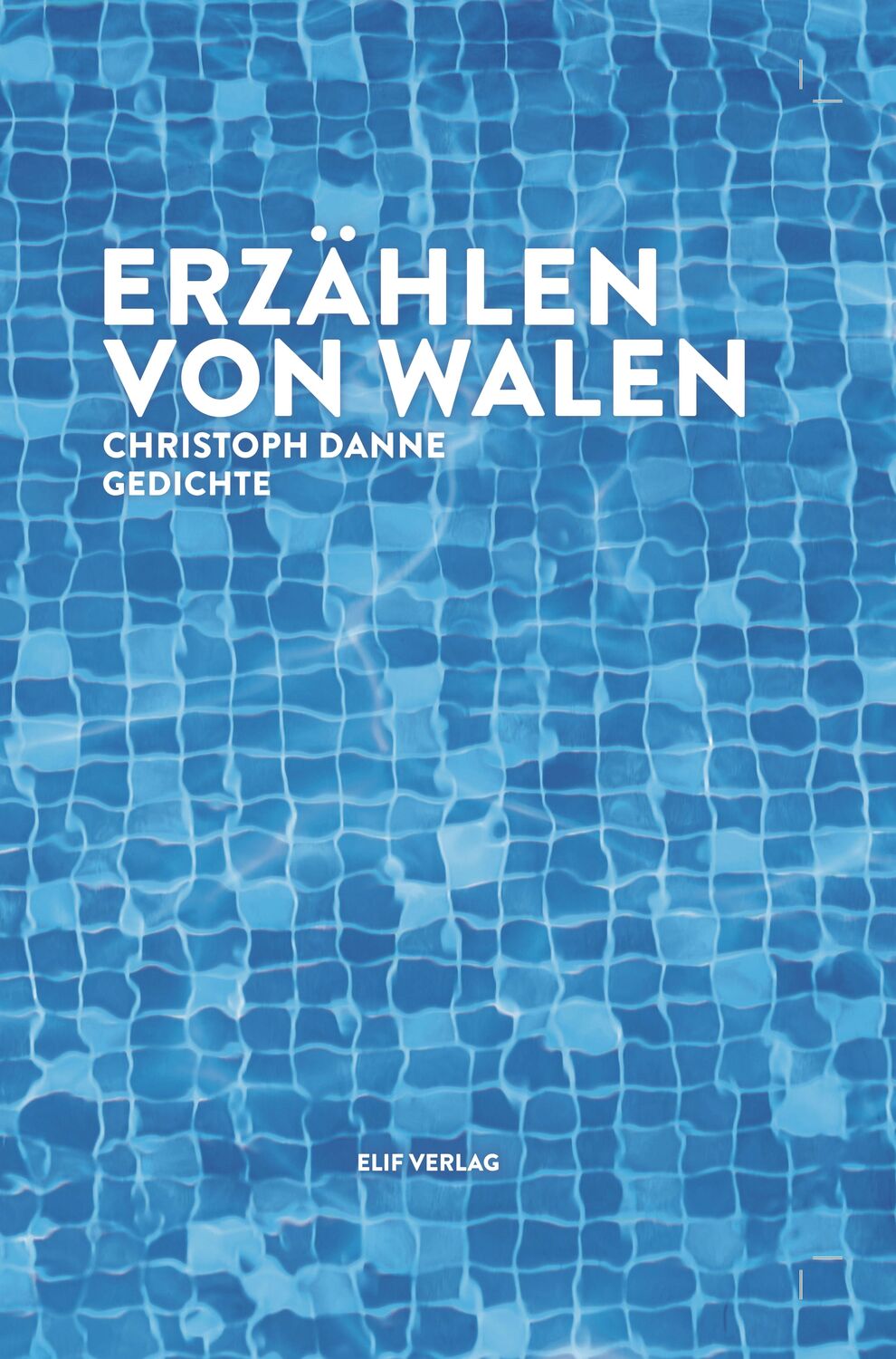 Cover: 9783946989417 | Erzählen von Walen | Gedichte | Christoph Danne | Buch | Deutsch