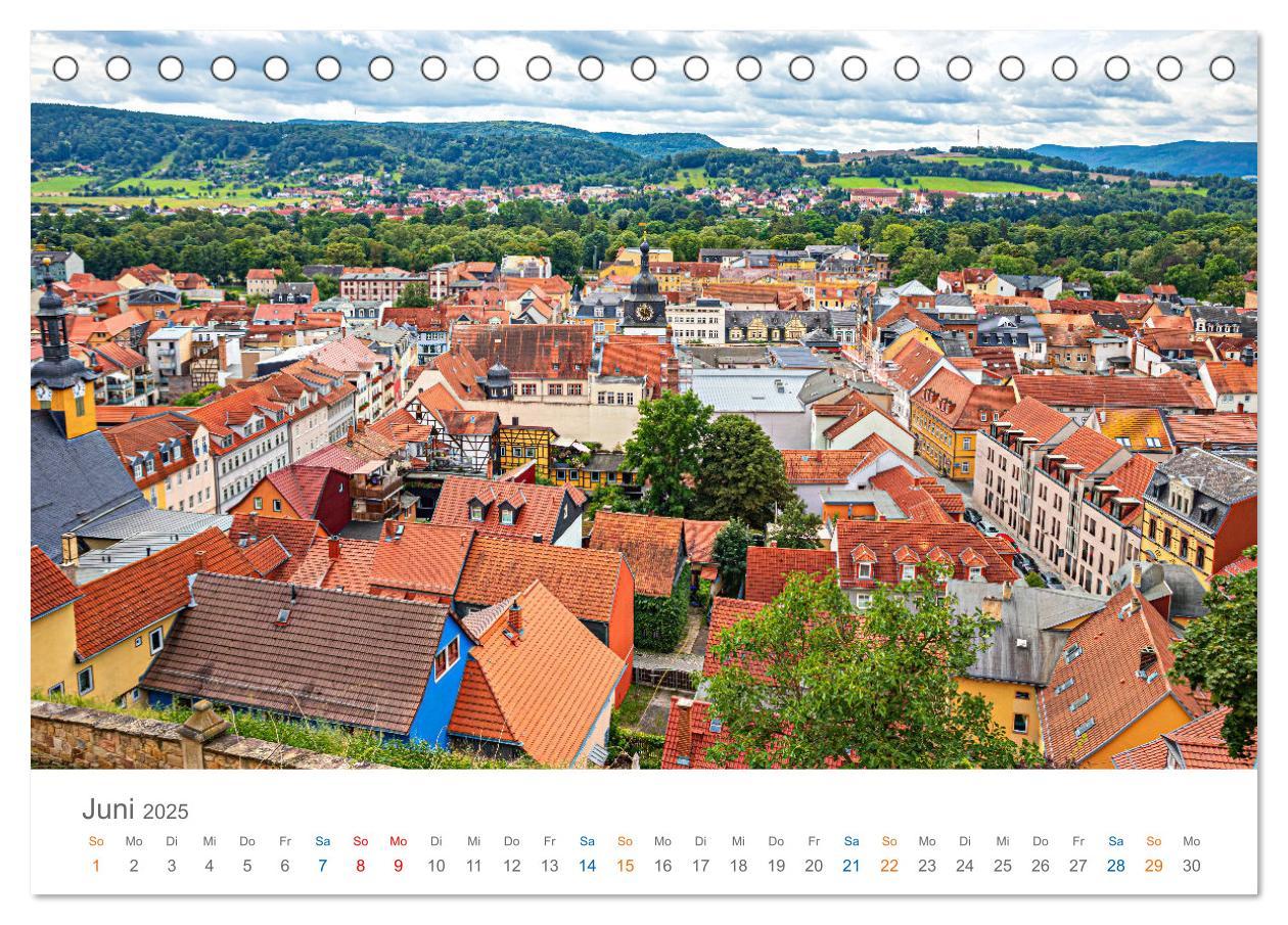 Bild: 9783457176290 | Rudolstadt - im Tal der Saale (Tischkalender 2025 DIN A5 quer),...