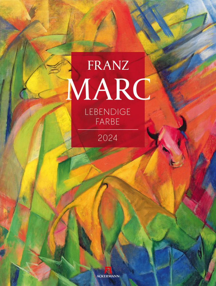 Cover: 9783838410432 | Franz Marc - Lebendige Farbe Kalender 2024 | Franz Marc (u. a.) | 2024