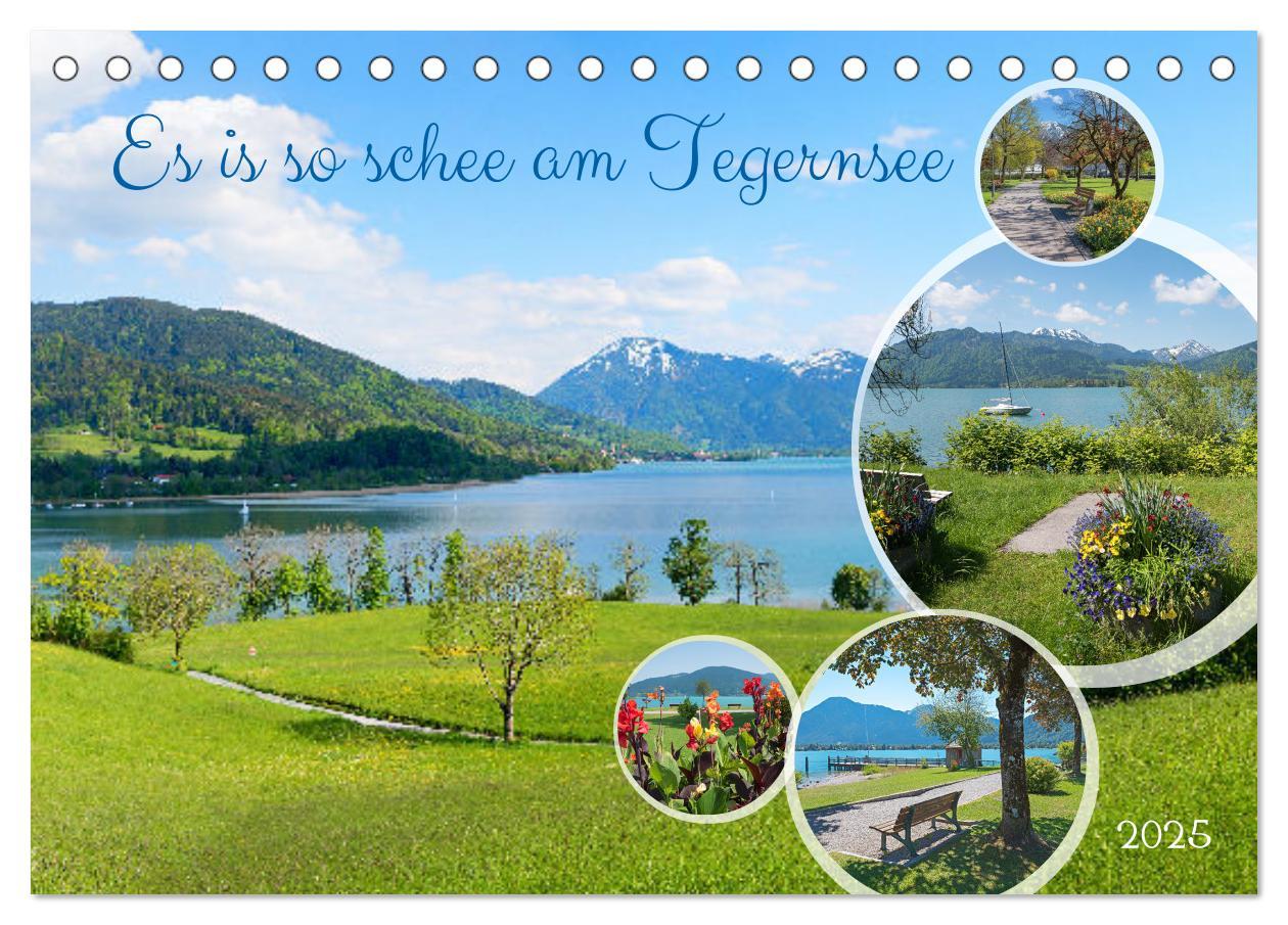 Cover: 9783383805882 | Es is so schee am Tegernsee (Tischkalender 2025 DIN A5 quer),...