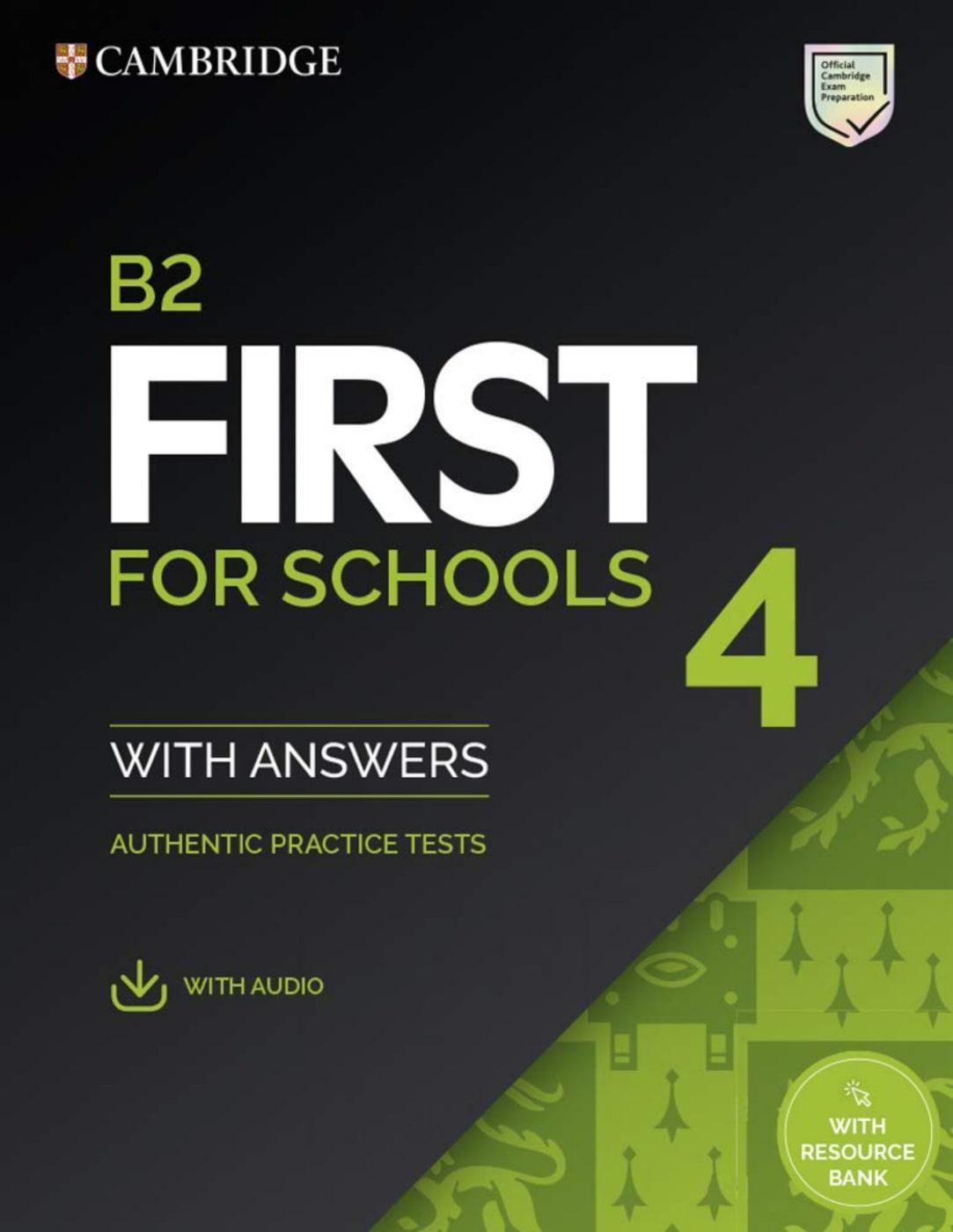 Cover: 9783125354470 | First for Schools 4. Student's Book with Answers with downloadable...