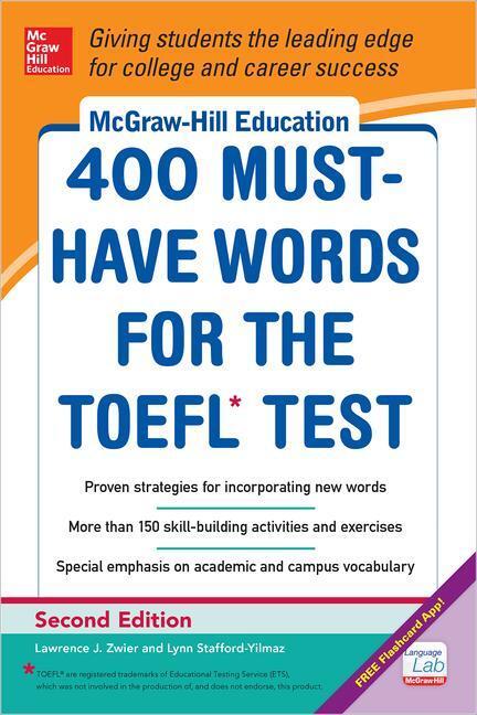 Cover: 9780071827591 | 400 Must Have Words for the TOEFL | Lynn Stafford-Yilmaz (u. a.)