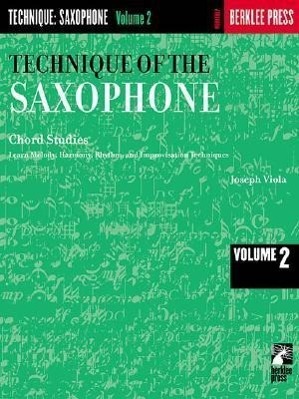 Cover: 9780793554126 | Technique of the Saxophone - Volume 2 | Chord Studies | Joseph Viola