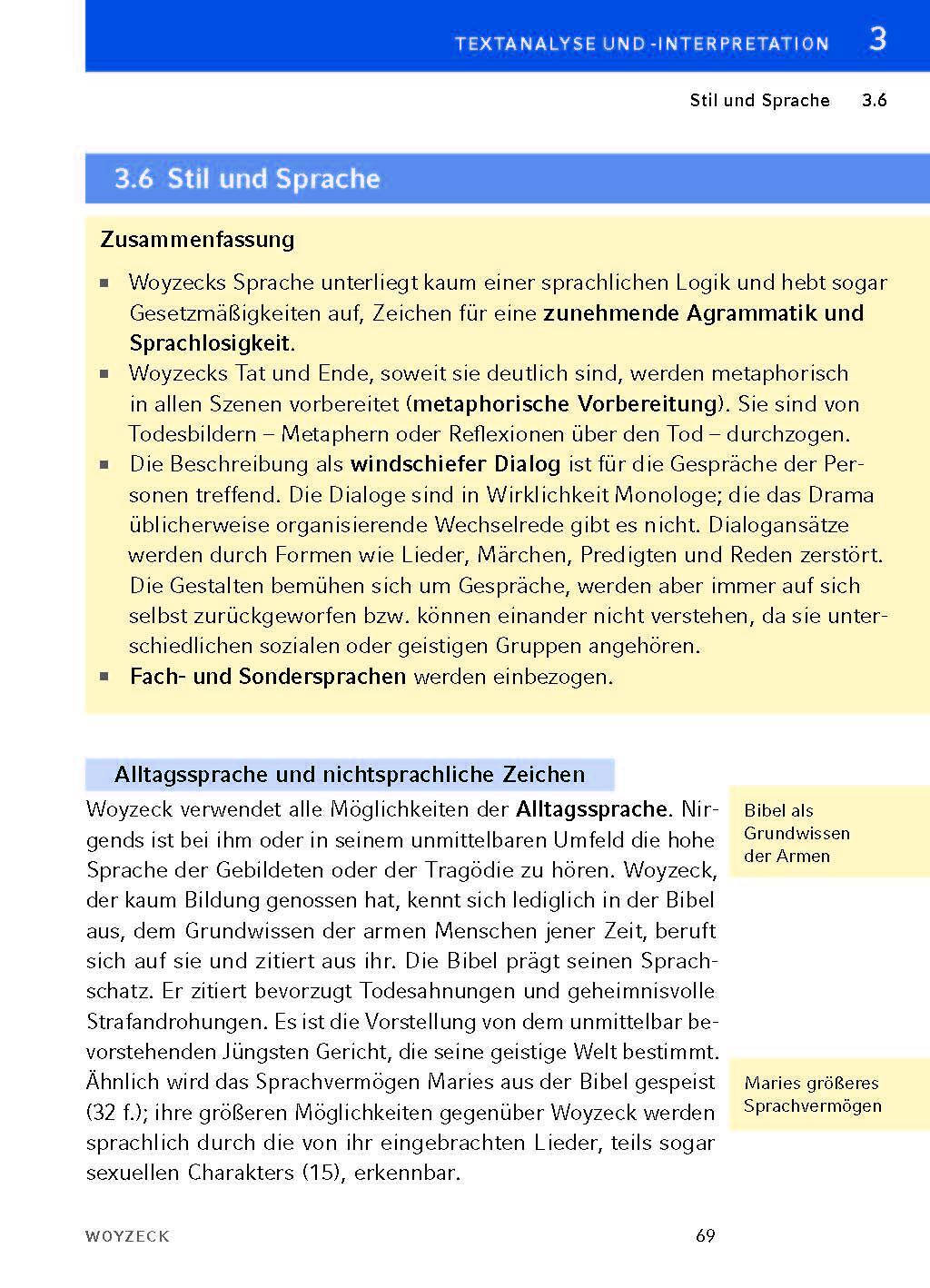 Bild: 9783804420687 | Woyzeck - Textanalyse und Interpretation | Georg Büchner | Taschenbuch