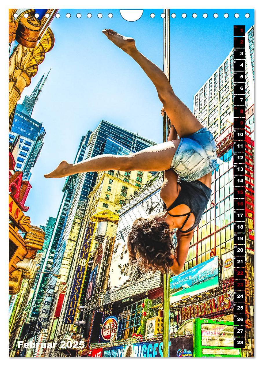 Bild: 9783435999910 | Poledance auf New Yorks Straßen (Wandkalender 2025 DIN A4 hoch),...