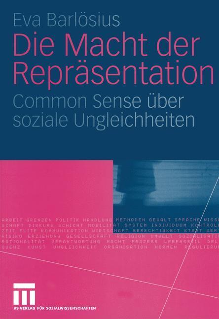 Cover: 9783531146409 | Die Macht der Repräsentation | Eva Barlösius | Taschenbuch | Paperback