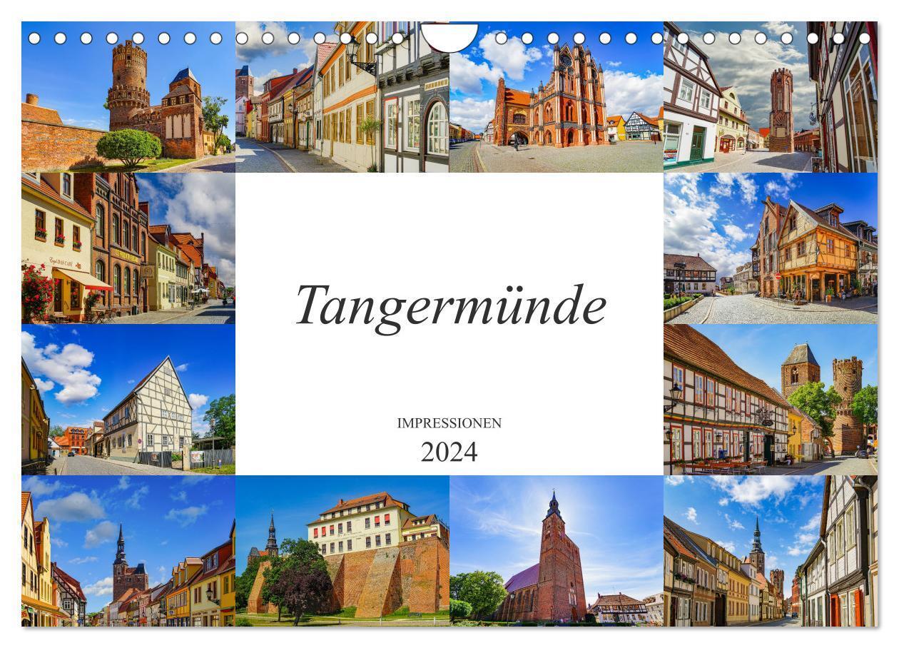 Cover: 9783675888296 | Tangermünde Impressionen (Wandkalender 2024 DIN A4 quer), CALVENDO...