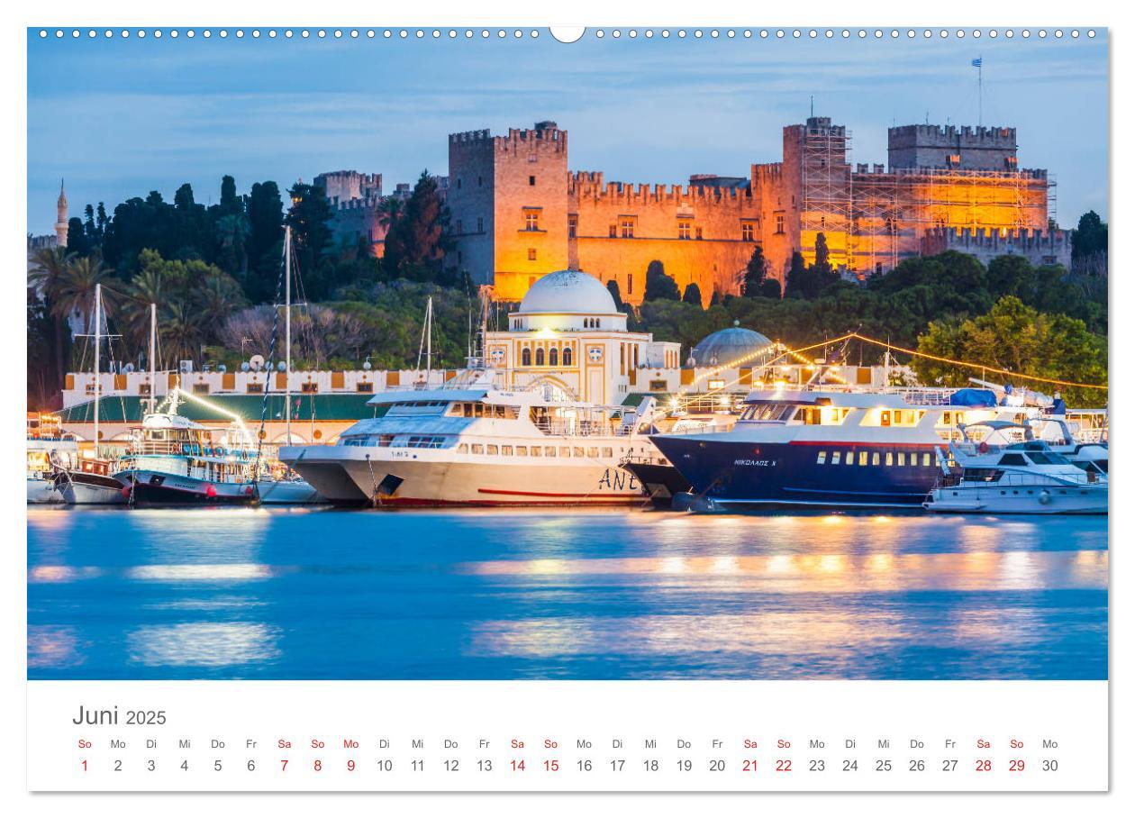 Bild: 9783435399888 | RHODOS Impressionen (Wandkalender 2025 DIN A2 quer), CALVENDO...