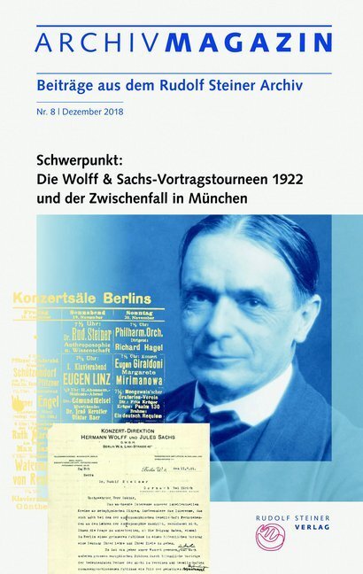 Cover: 9783727482083 | ARCHIVMAGAZIN. Beiträge aus dem Rudolf Steiner Archiv. Nr.8 | Hoffmann