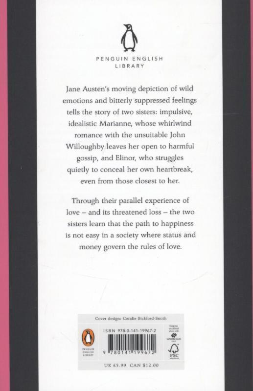 Rückseite: 9780141199672 | Sense and Sensibility | Jane Austen | Taschenbuch | Englisch | 2012