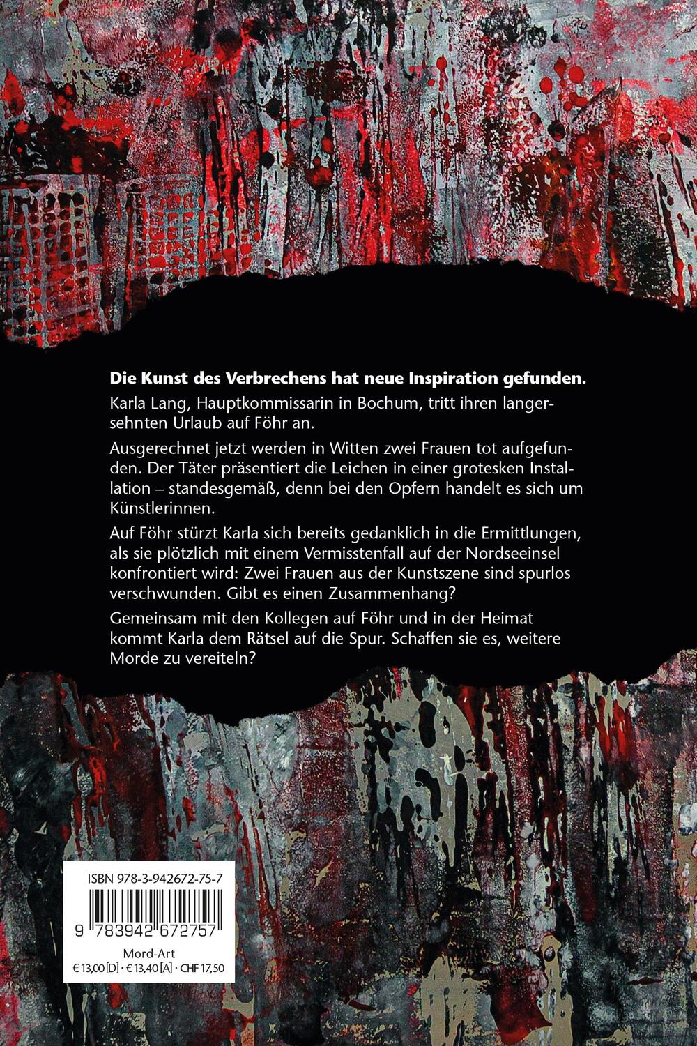 Rückseite: 9783942672757 | Mord-Art | Kunstkrimi | Sigrid Drübbisch | Taschenbuch | Deutsch