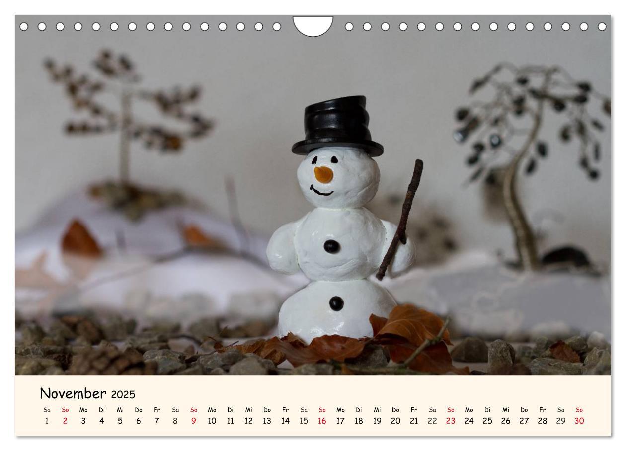 Bild: 9783435812608 | Schneemann des Monats 2025 (Wandkalender 2025 DIN A4 quer),...