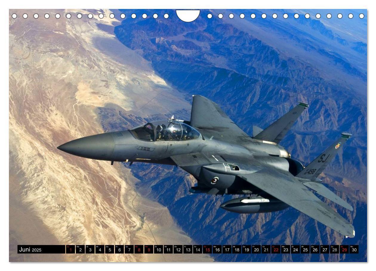 Bild: 9783435727452 | Kampfjets ¿ U.S. Aircraft (Wandkalender 2025 DIN A4 quer), CALVENDO...