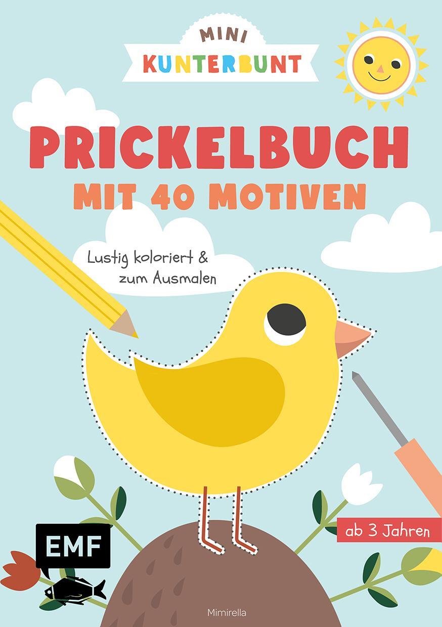 Cover: 9783745907186 | Mini Kunterbunt - Mein erstes Prickelbuch für Kinder ab 3 Jahren