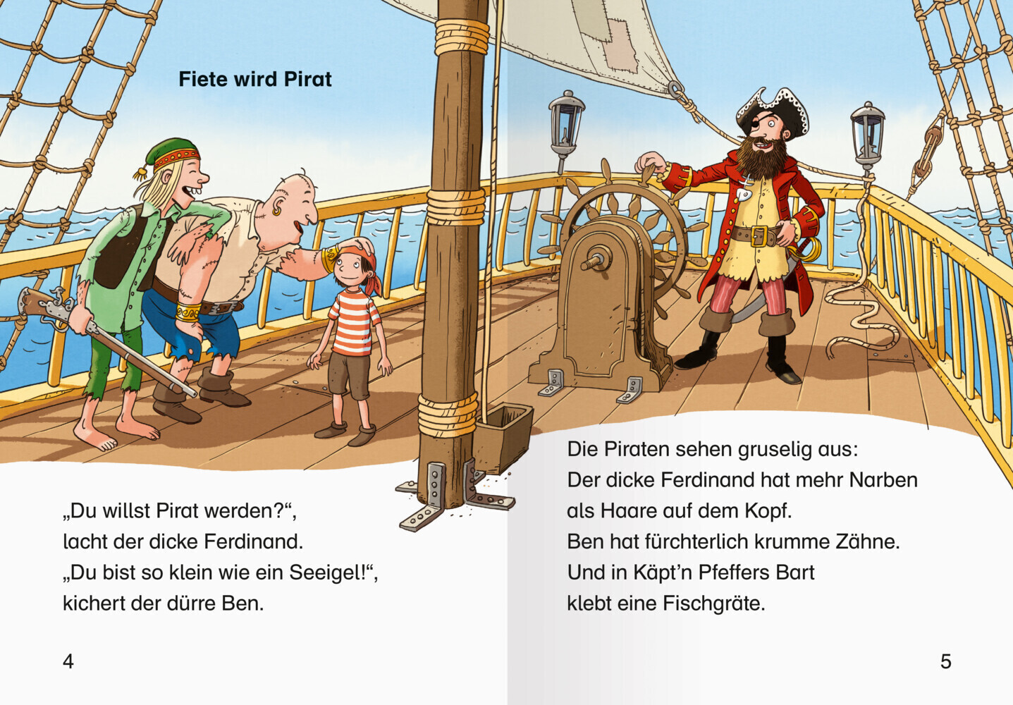 Bild: 9783473361328 | Fiete und die Piraten - Leserabe 1. Klasse - Erstlesebuch für...