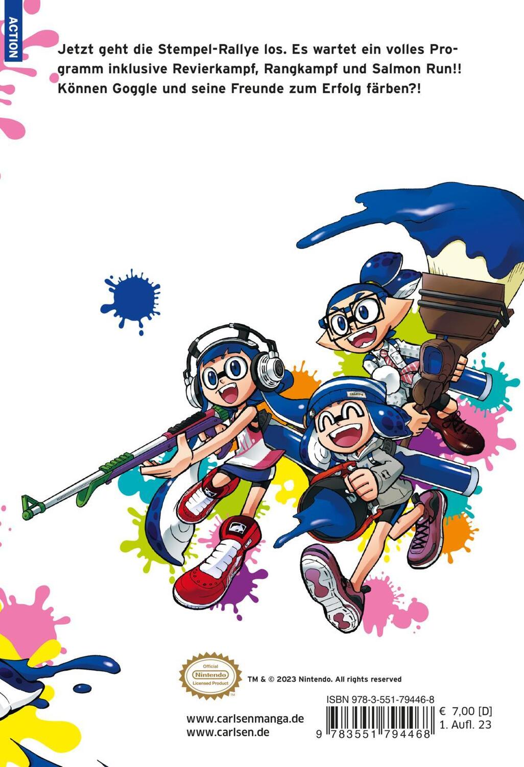 Rückseite: 9783551794468 | Splatoon 16 | Das Nintendo-Game als Manga! Ideal für Kinder und Gamer!