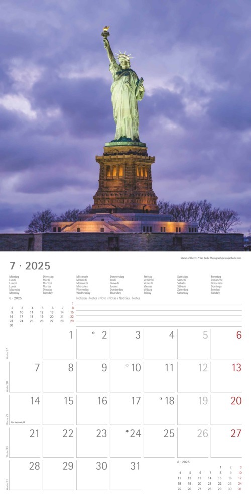 Bild: 4251732340933 | Alpha Edition - New York 2025 Broschürenkalender, 30x30cm,...