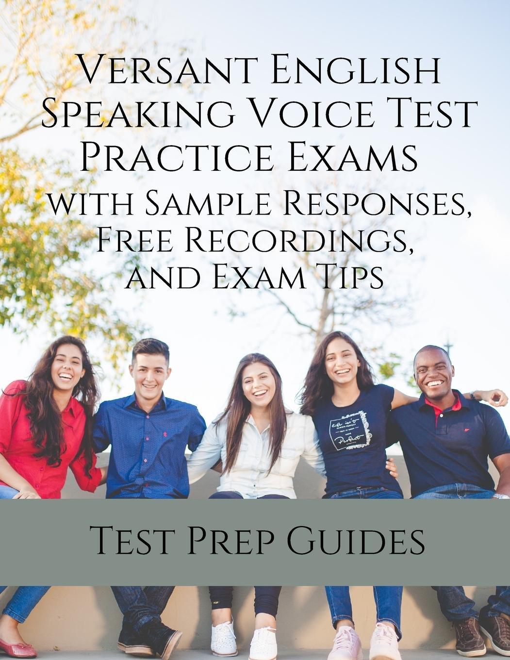 Cover: 9781949282849 | Versant English Speaking Voice Test Practice Exams with Sample...