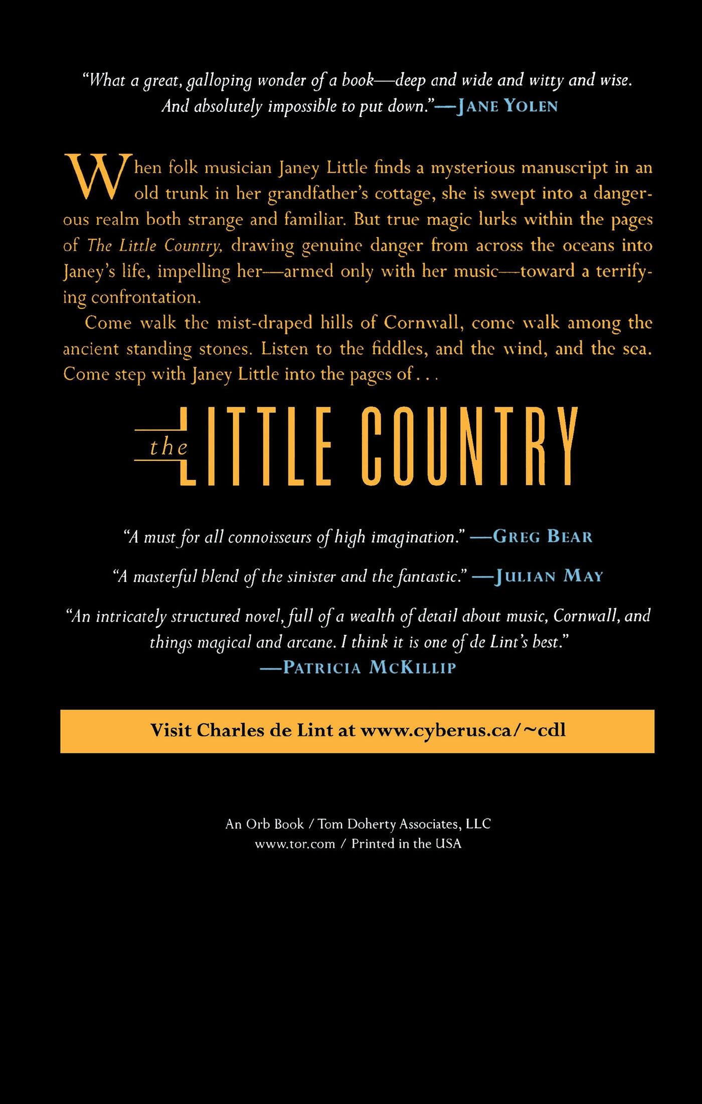 Rückseite: 9780312876494 | The Little Country | Charles De Lint | Taschenbuch | Englisch | 2000